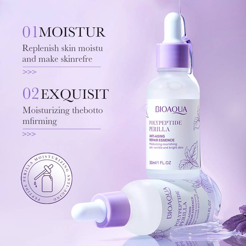 Bioaqua Polypeptide Perilla Anti-Aging Repair Essence Serum 30ml - Image 6