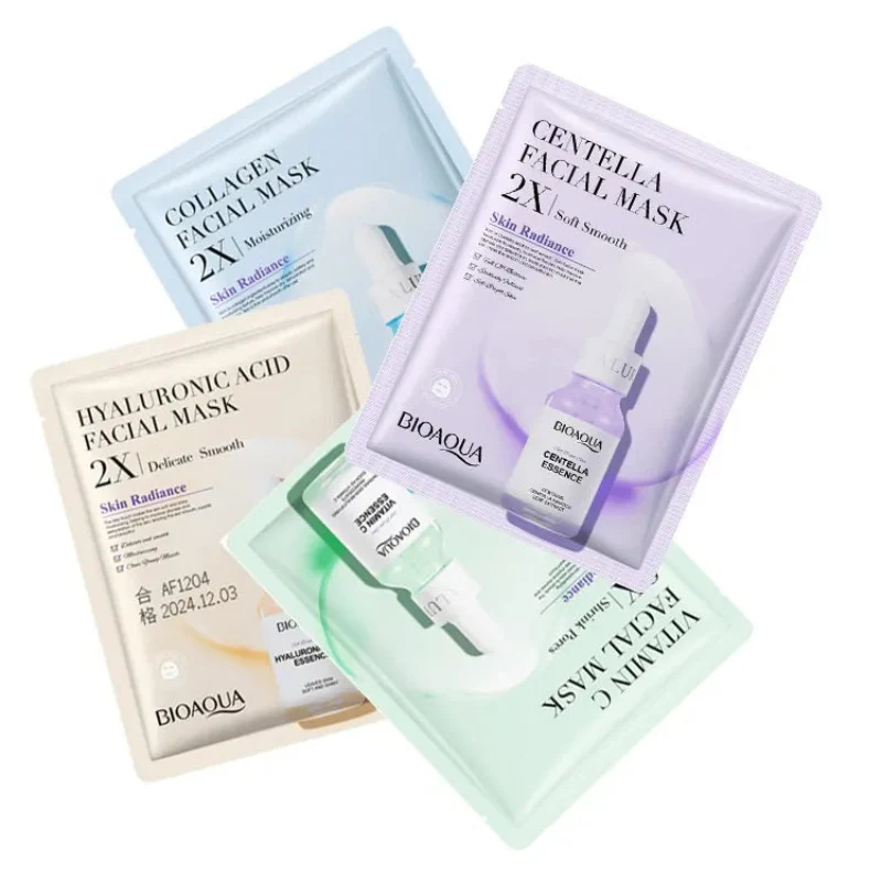 BIOAQUA Pack of 4 Shrink Pores Moisturizing Facial Mask Sheets - Image 2