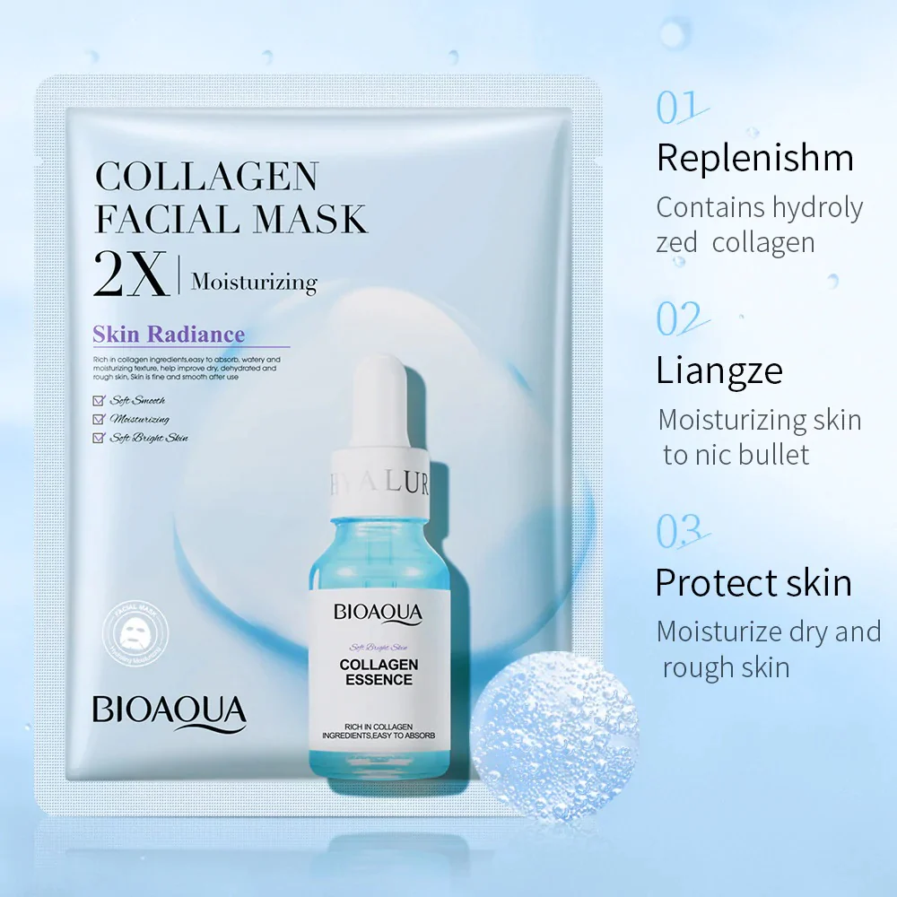 BIOAQUA Pack of 4 Shrink Pores Moisturizing Facial Mask Sheets - Image 6
