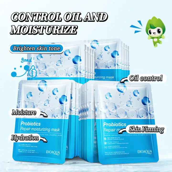 BIOAQUA Probiotics Repair Moisturizing Facial Sheet Mask 25g - Image 3