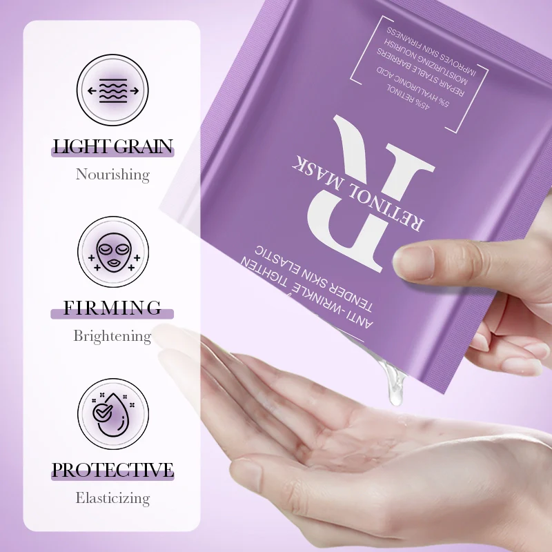 BIOAQUA Retinol Anti-Wrinkle Tighten Facial Mask 25g - Image 4