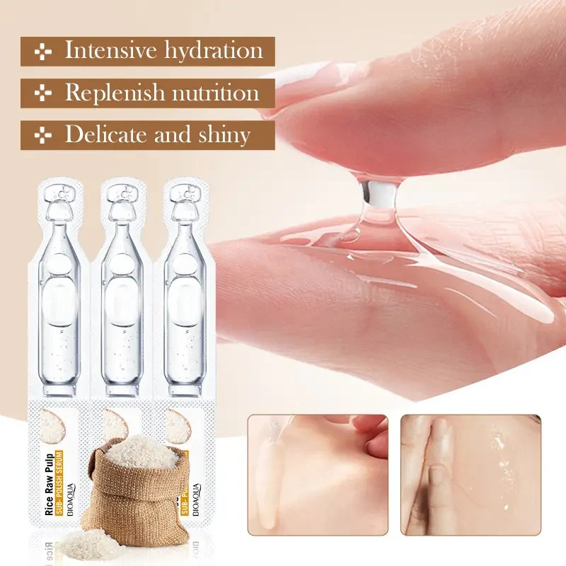 Biaoqua Rice Raw Pulp Sub-Polish Hyaluronic Acid Serum 1.9ML x 10Pcs - Image 4