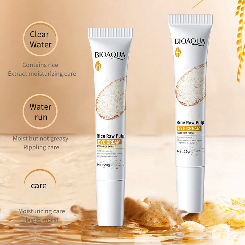 BIOAQUA Rice Eye Cream - Moisturizing & Brightening Eye Care - 20g - Image 4