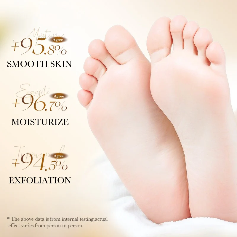 BIOAQUA Rice Exfoliating Smooth Foot Mask 35ml - Image 6