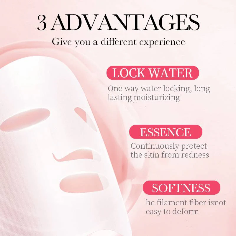 BIOAQUA Rose Hyaluronic Acid Moisturizing Facial Sheet Mask 25g - Image 3
