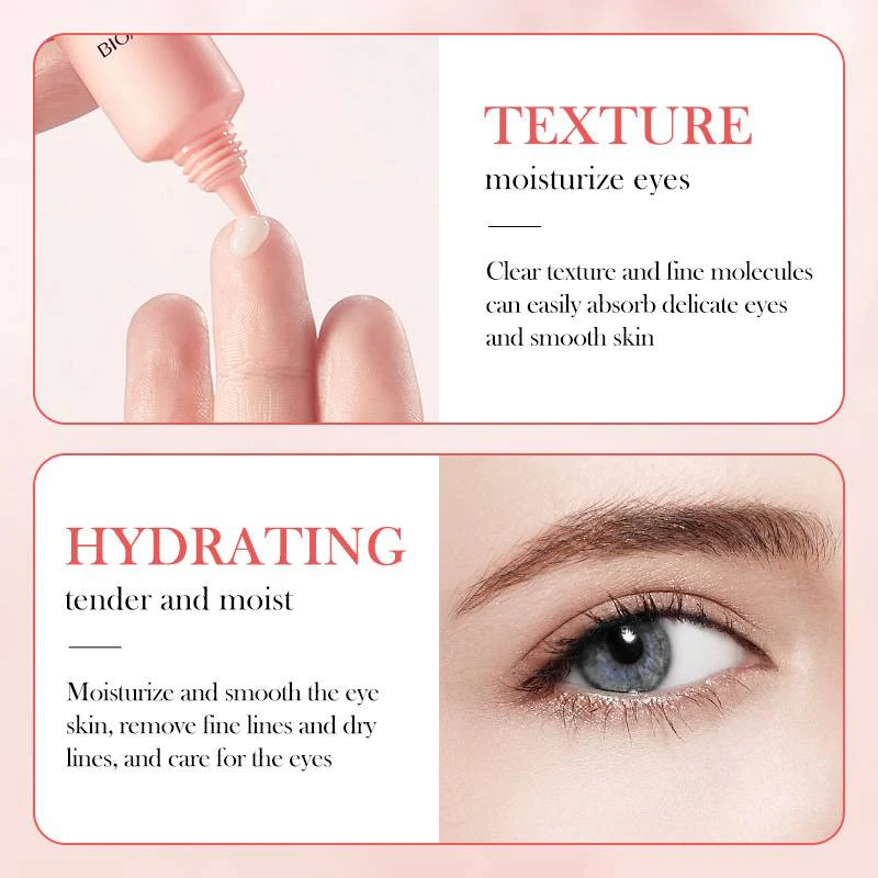 BIOAQUA Rose Eye Cream - Hyaluronic Acid Moisturizing Eye Care - 20g - Image 5