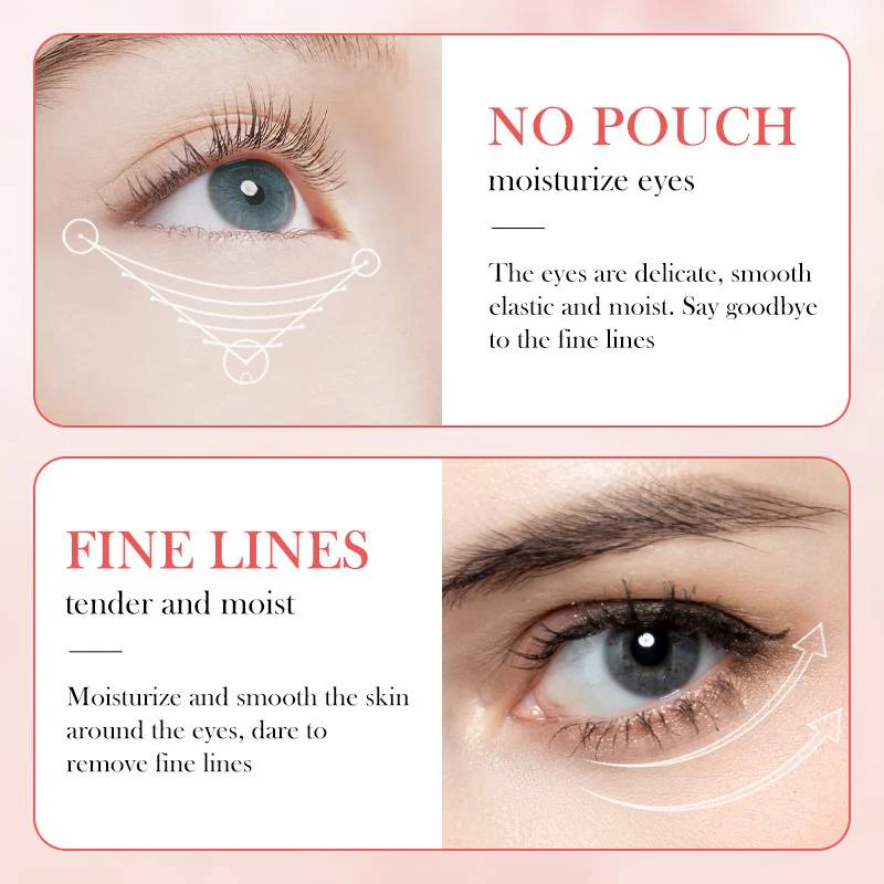 BIOAQUA Rose Eye Cream - Hyaluronic Acid Moisturizing Eye Care - 20g - Image 6