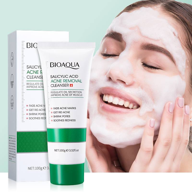 BIOAQUA Salicylic Acid Face Wash for Acne & Oily Skin 100g - Image 4