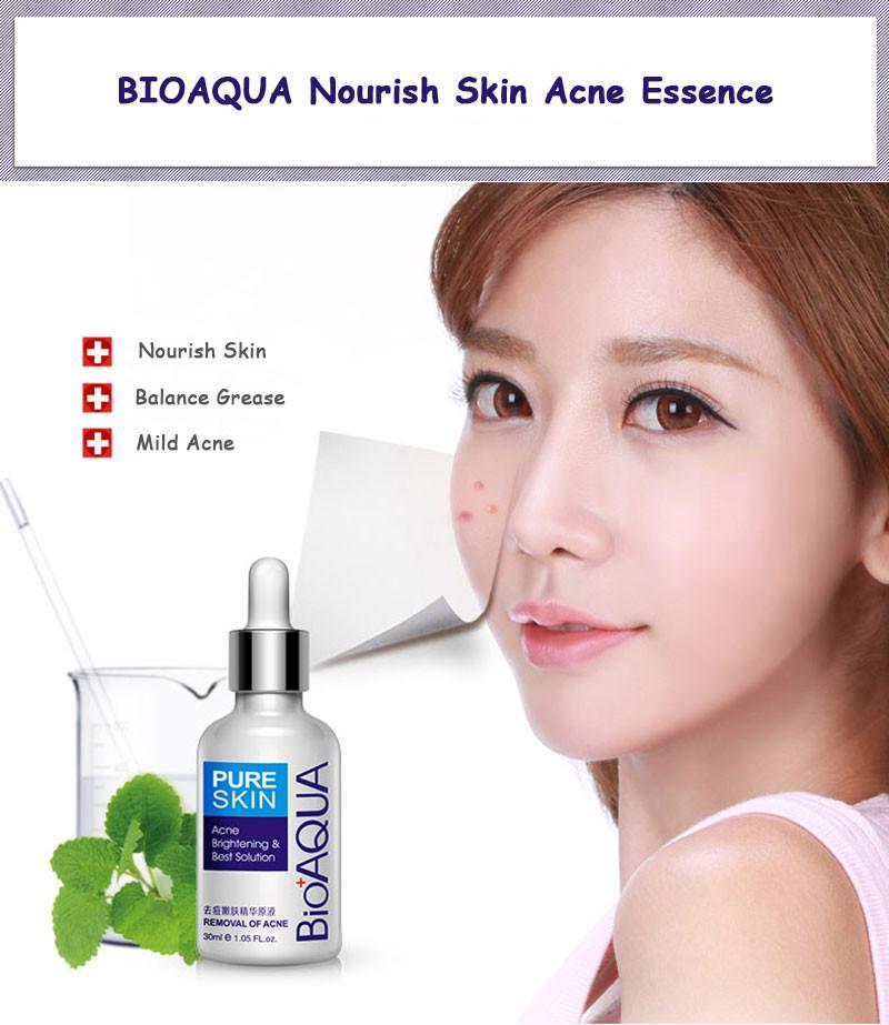 BIOAQUA Anti Acne Serum & Cream Set 2pc for Oily Skin - Image 7