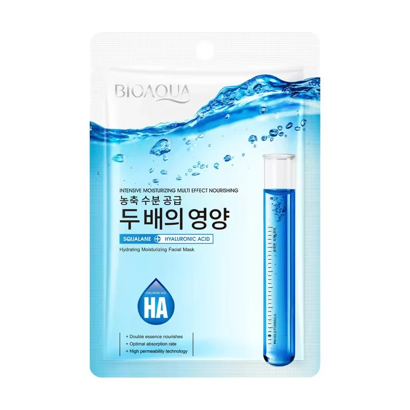 BIOAQUA Squalane Hyaluronic Acid Facial Sheet Mask