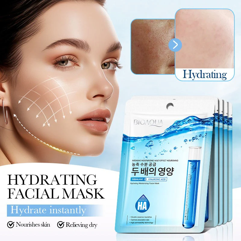 BIOAQUA Squalane Hyaluronic Acid Facial Sheet Mask - Image 4