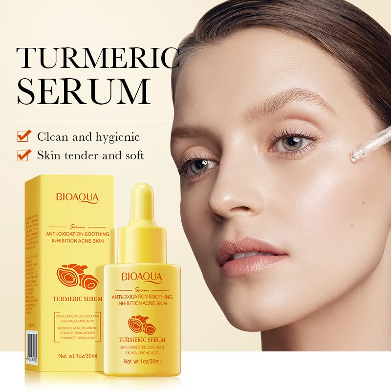 BIOAOUA Anti Oxidation Soothing Turmeric Face Serum 30ml - Image 2