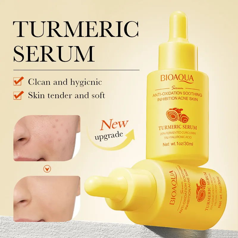 BIOAOUA Anti Oxidation Soothing Turmeric Face Serum 30ml - Image 3