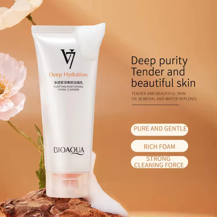 Bioaqua V7 Deep Hydration Moisturizing Facial Cleanser - Image 3