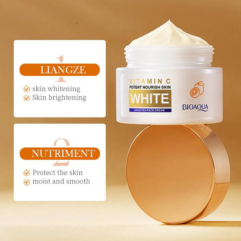 Bioaqua Vitamin C White Brighten Face Cream 50g BQY38456 - Image 2