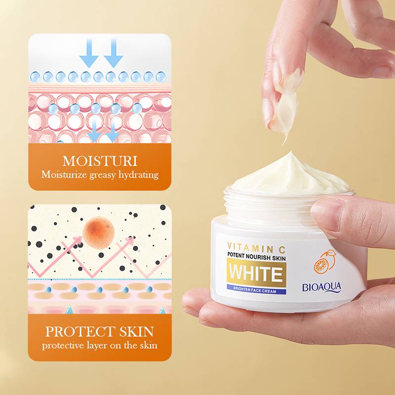 Bioaqua Vitamin C White Brighten Face Cream 50g BQY38456 - Image 3