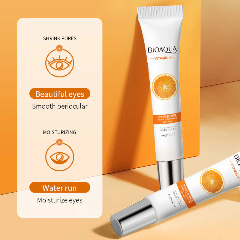 BIOAQUA Vitamin C Brightening Eye Cream - Eye Skin Moisturizer - Image 3