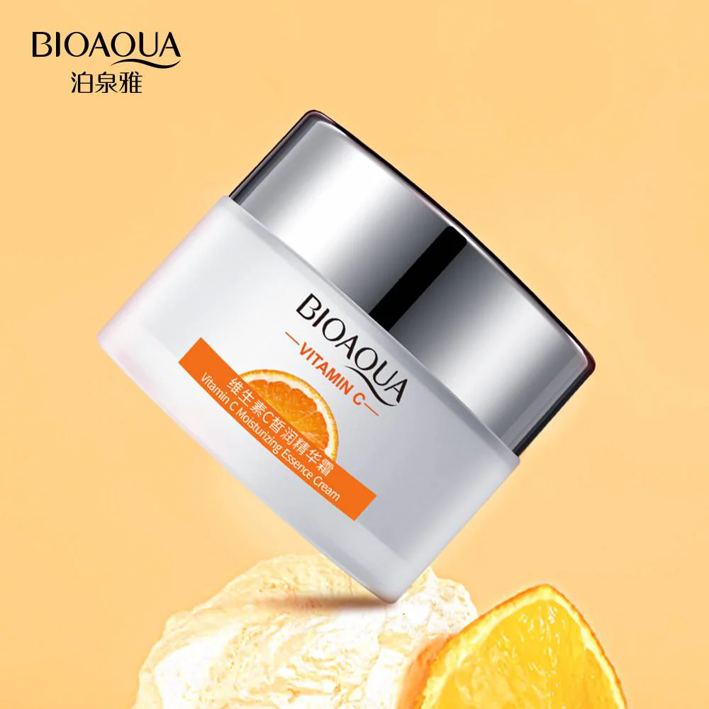 Bioaqua Vitamin C Moisturizing Hydrating Rejuvenating Facial Cream 50g - Image 6