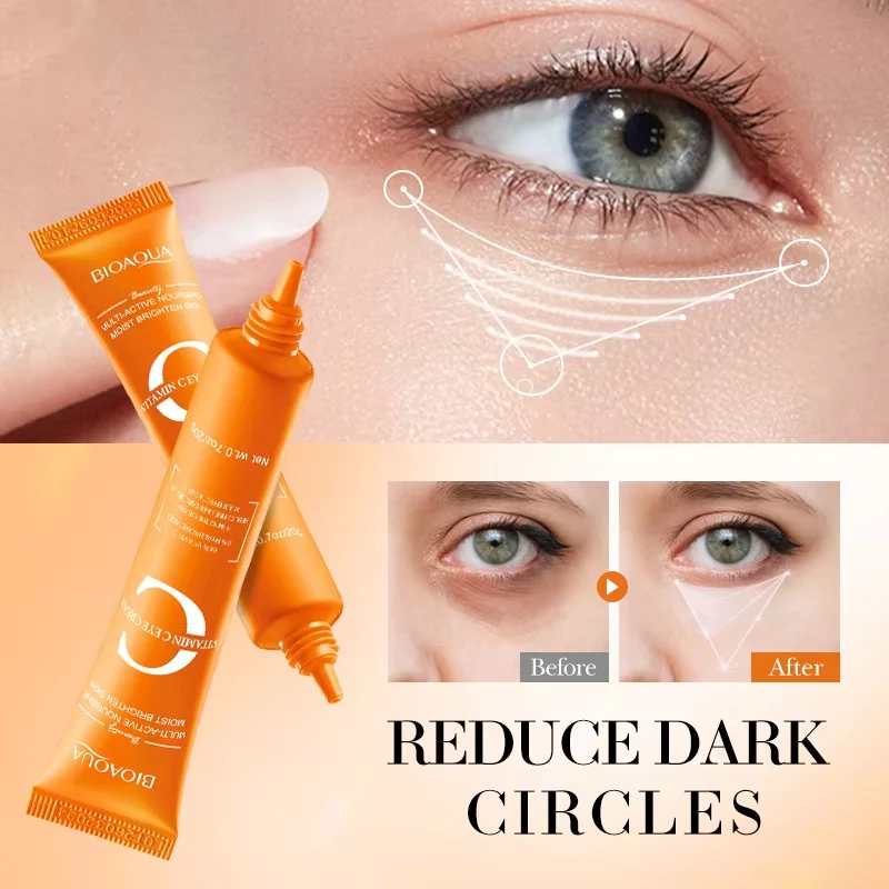 Bioaqua Multi-Active Vitamin C Eye Cream – 20g | Brightening & Nourishing - Image 4
