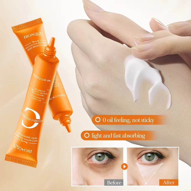 Bioaqua Multi-Active Vitamin C Eye Cream – 20g | Brightening & Nourishing - Image 6