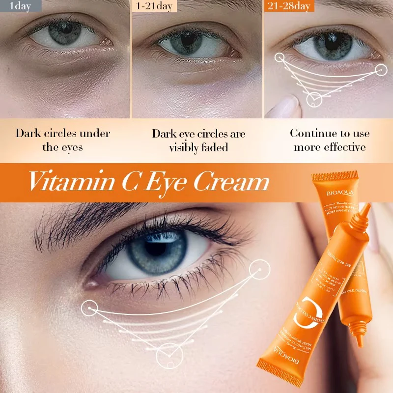 Bioaqua Multi-Active Vitamin C Eye Cream – 20g | Brightening & Nourishing - Image 7