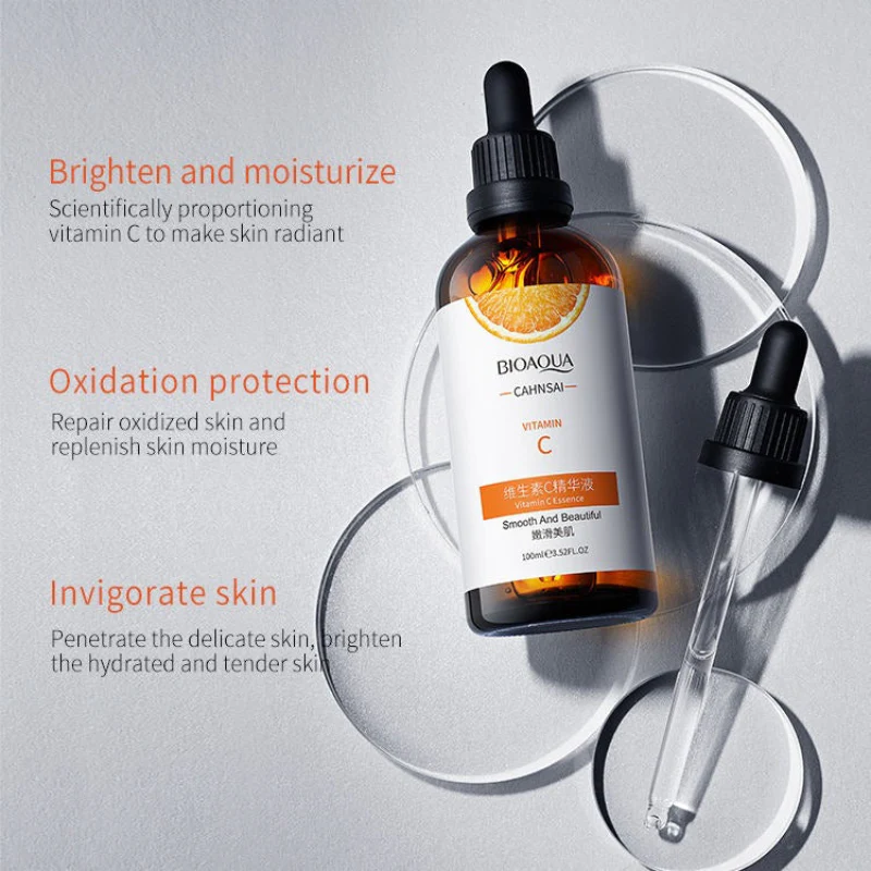 BIOAQUA Vitamin C Anti-Aging Brightening Facial Serum - 100ml - Image 2