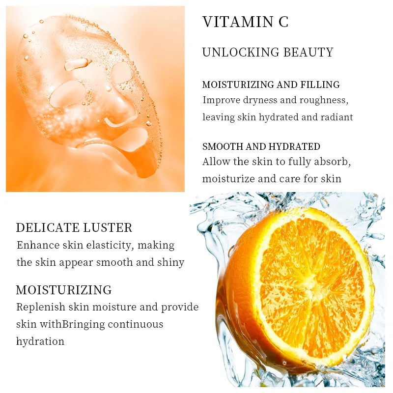 BIOAQUA Vitamin C Brightening & Rejuvenating Face Sheet Mask 25g - Image 3