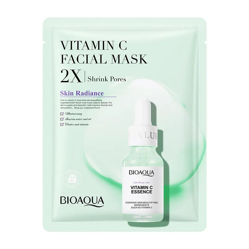 BIOAQUA Vitamin C Shrink Pores Facial Sheet Mask