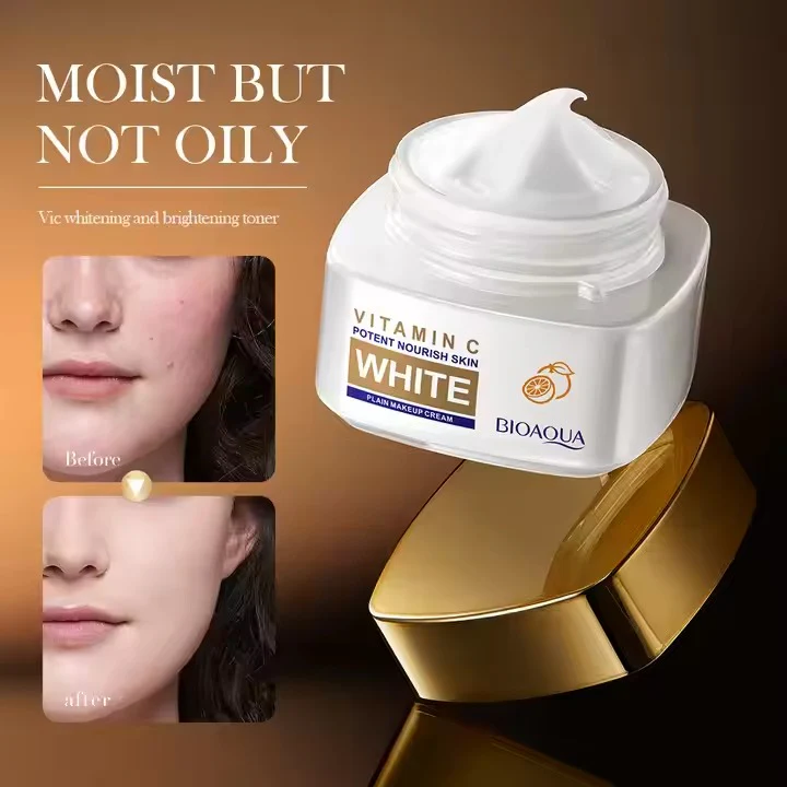 Bioaqua Vitamin C White Plain Makeup Face Cream 50g BQY88647 - Image 2