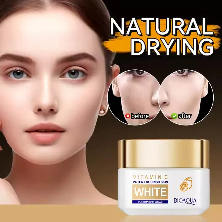 Bioaqua Vitamin C White Plain Makeup Face Cream 50g BQY88647 - Image 3