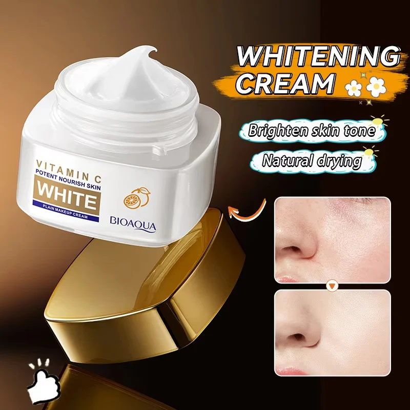 Bioaqua Vitamin C White Plain Makeup Face Cream 50g BQY88647 - Image 4