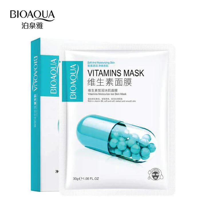 BIOAQUA Vitamin Moisturize Skin Beauty Facial Sheet Mask 30g