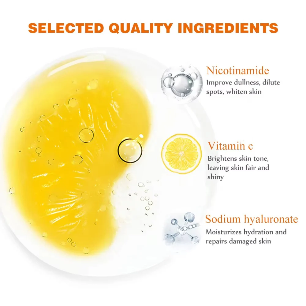 DISAAR Vitamin C Serum - Brightening & Anti-Aging with Hyaluronic Acid - 30ml - Image 3