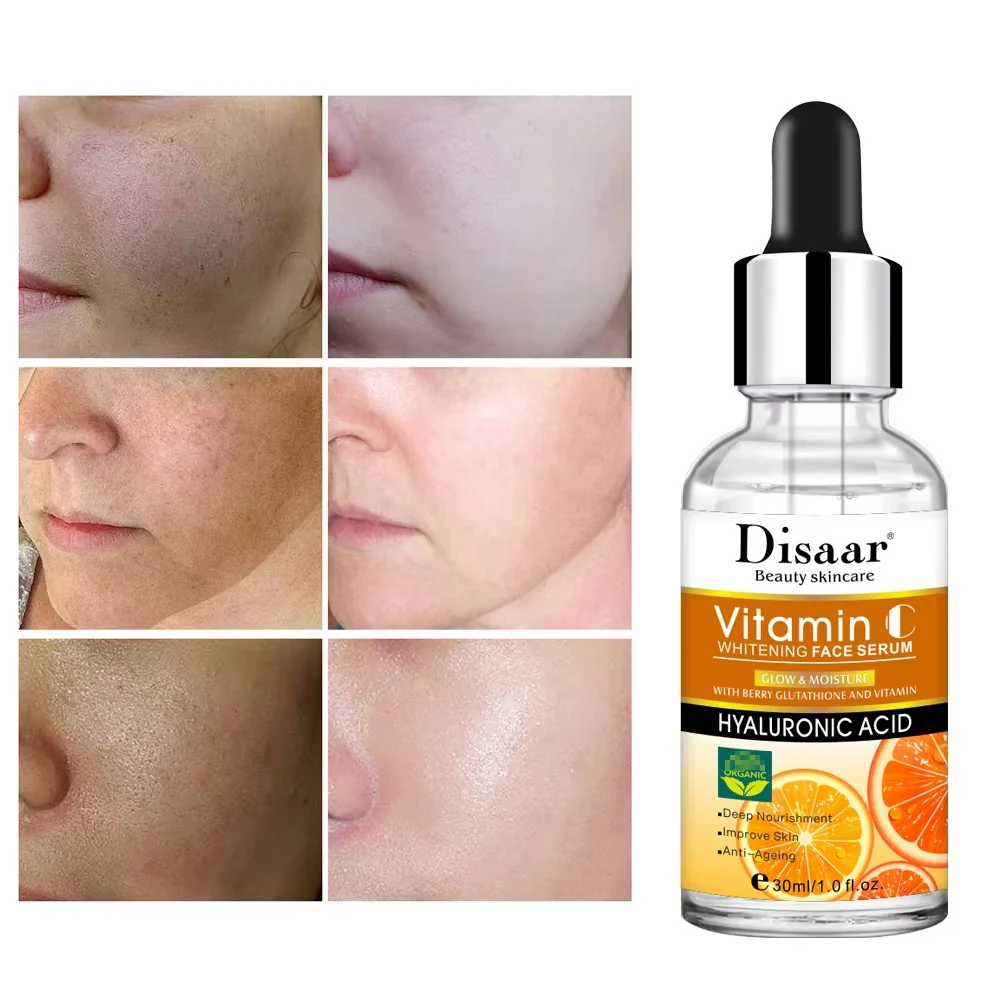 DISAAR Vitamin C Serum - Brightening & Anti-Aging with Hyaluronic Acid - 30ml - Image 4