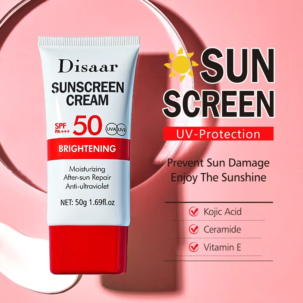 Disaar Brightening Sunscreen SPF 50+ PA+++ - Kojic Acid - 50g - Image 5