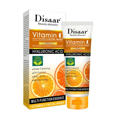 DISAAR Deep Cleansing Whitening Vitamin C Face Wash 100ml - Image 3