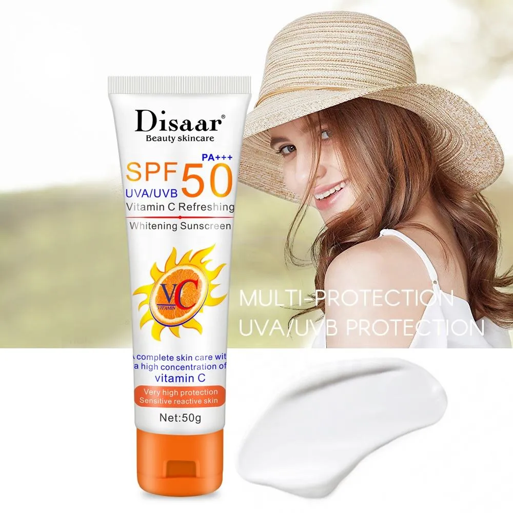DISAAR Vitamin C Brightening Sunscreen SPF50+ PA+++ - 50g - Image 4