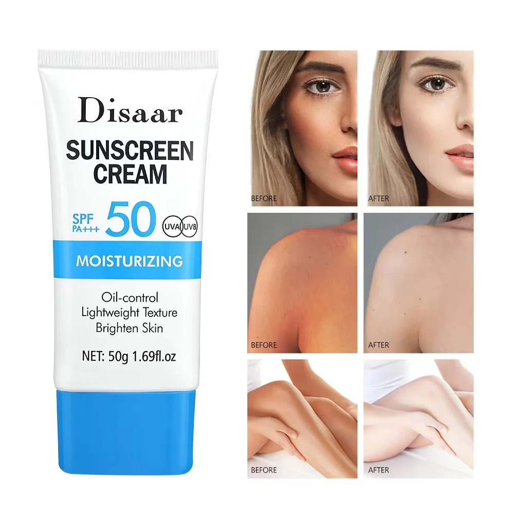 Disaar Moisturizing Sunscreen SPF 50+ PA+++ - Oil-Control - 50g - Image 5