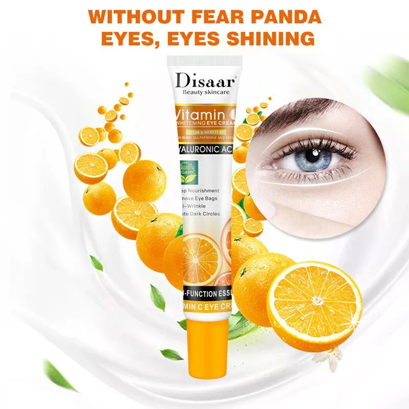 DISAAR Vitamin C Eye Cream - Anti-Aging & Dark Circle Care - 25g - Image 4