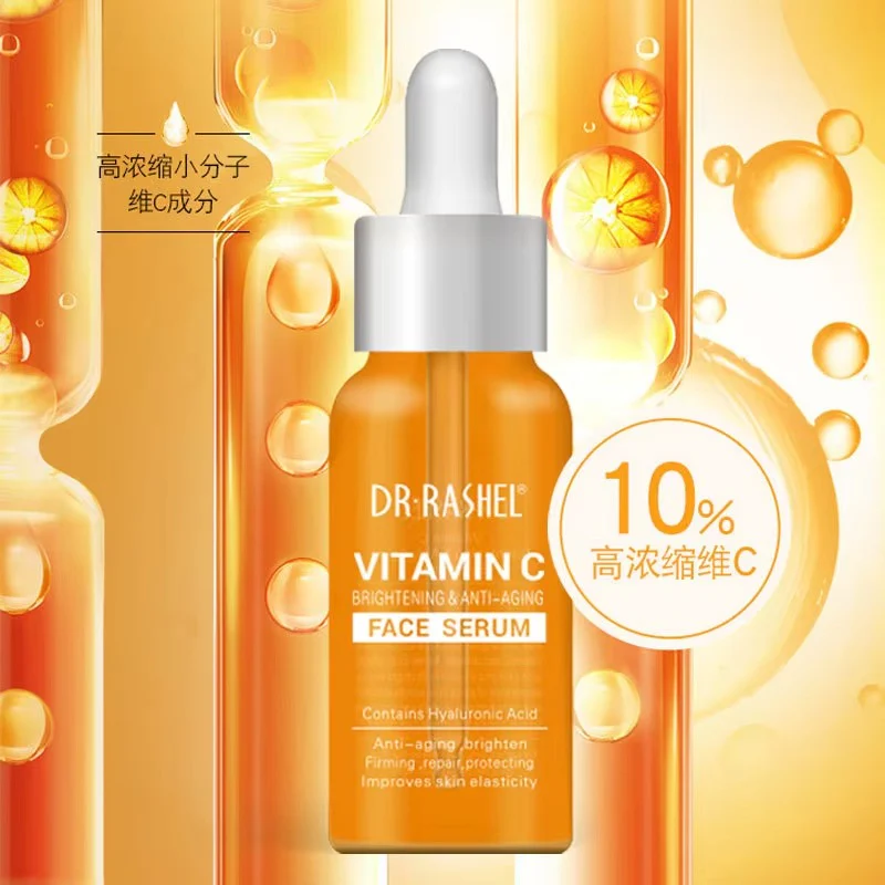 DR RASHEL Vitamin C Serum - Brightening & Anti-Aging with Hyaluronic Acid - 50ml - Image 3