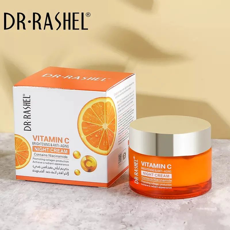 Dr Rashel Vitamin C Brightening & Anti Aging Night Cream DRL-1511 50G - Image 4
