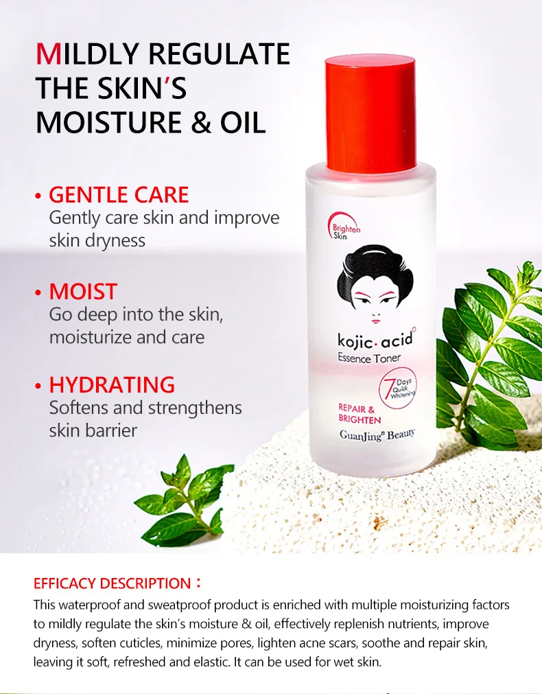 GuanJing Kojic Acid Brighten Toner Essence 100ml - Image 3