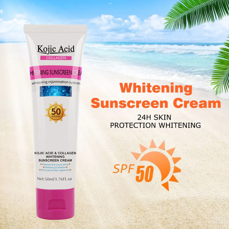 GUANJING Kojic Acid & Collagen SPF50+ PA+++ Sunscreen Cream - Image 3