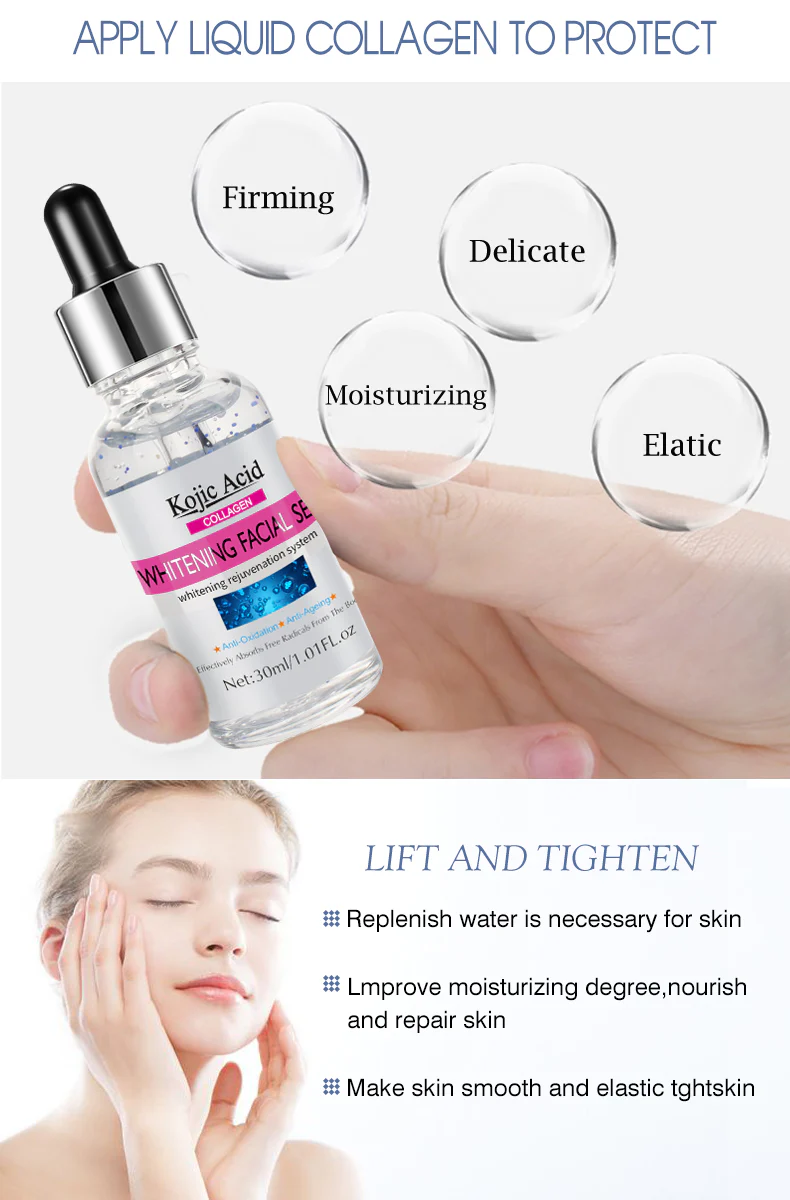 GUANJING Kojic Acid Brightening Serum with Collagen 30ml - Image 3