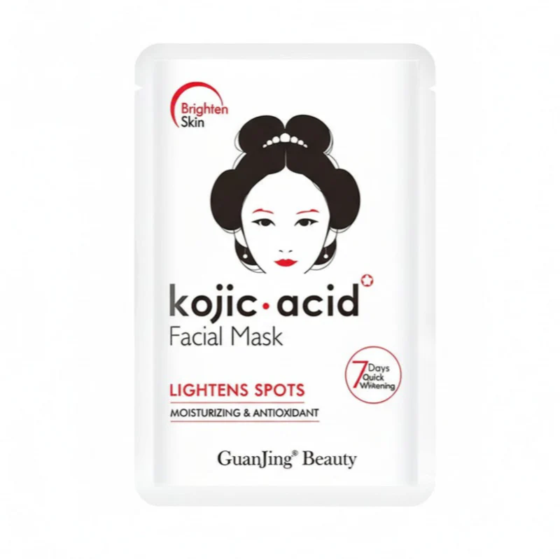 GUANJING Kojic Acid Brightening & Spot Lightening Face Sheet Mask 25ml