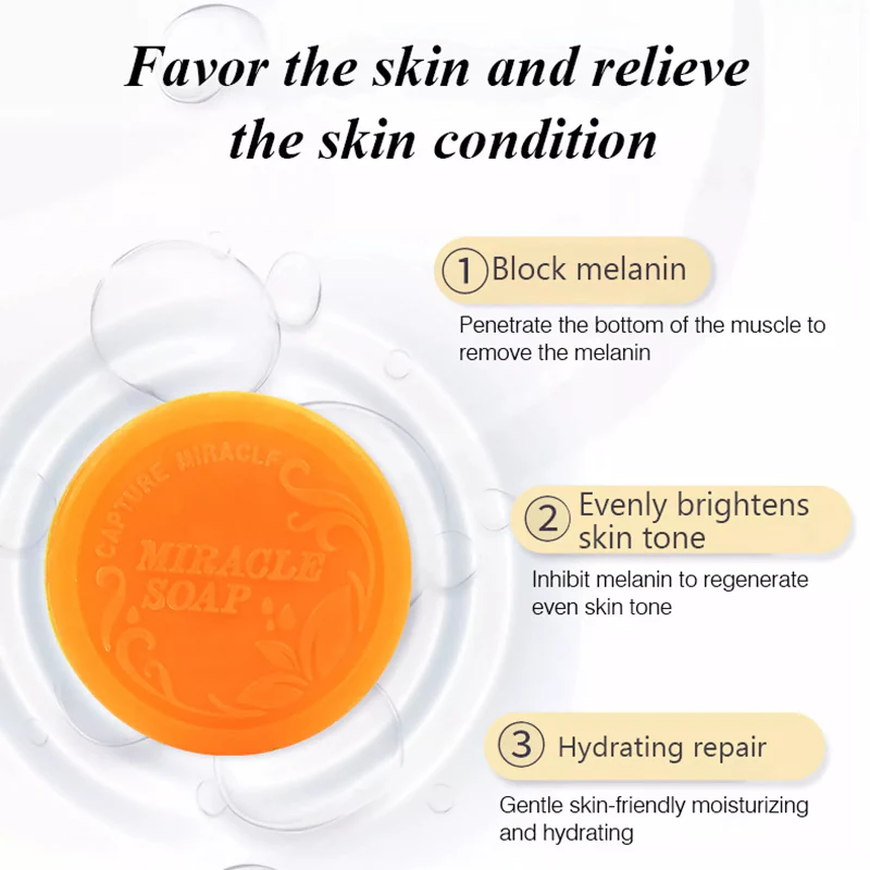 GUANJING Kojic Acid Collagen Soap for Dark Spots 100g - Image 3
