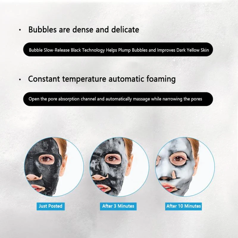 IMAGES Amino Acid Bamboo Charcoal Bubble Face Sheet Mask 25g - Image 4