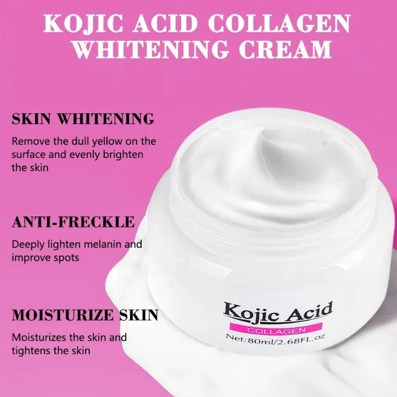 GUANJING Kojic Acid Collagen Face Cream 80ml - Image 3