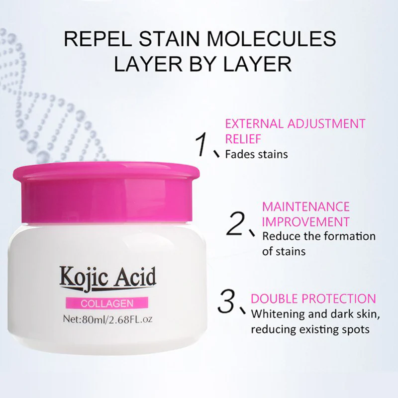 GUANJING Kojic Acid Collagen Face Cream 80ml - Image 4