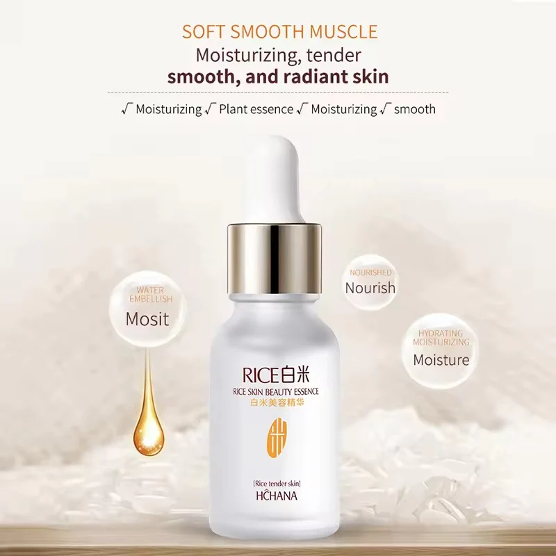 ROREC White Rice Serum - Moisturizing & Pore Refining Essence - 15ml - Image 3